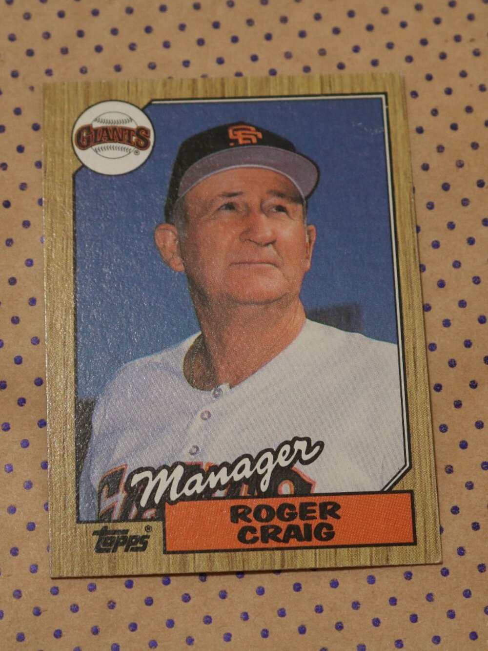 Roger Craig #193 Baseball Card (1987)